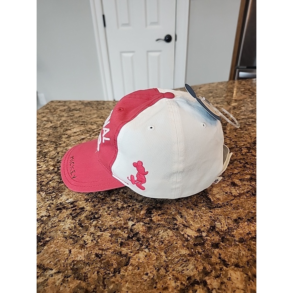 Disney X Junk Food "The Original MM 28" Mickey Mouse Women's Hat Pink EUC - Picture 2 of 6